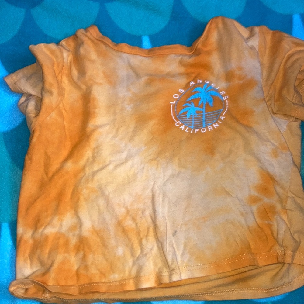 yellow la california tee shirt